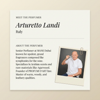 Arturetto Landi perfumer profile