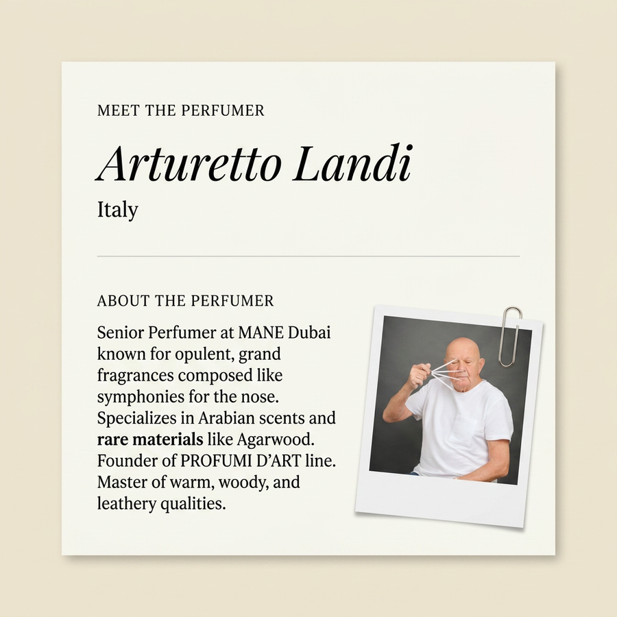 Arturetto Landi perfumer profile