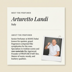 Arturetto Landi perfumer profile