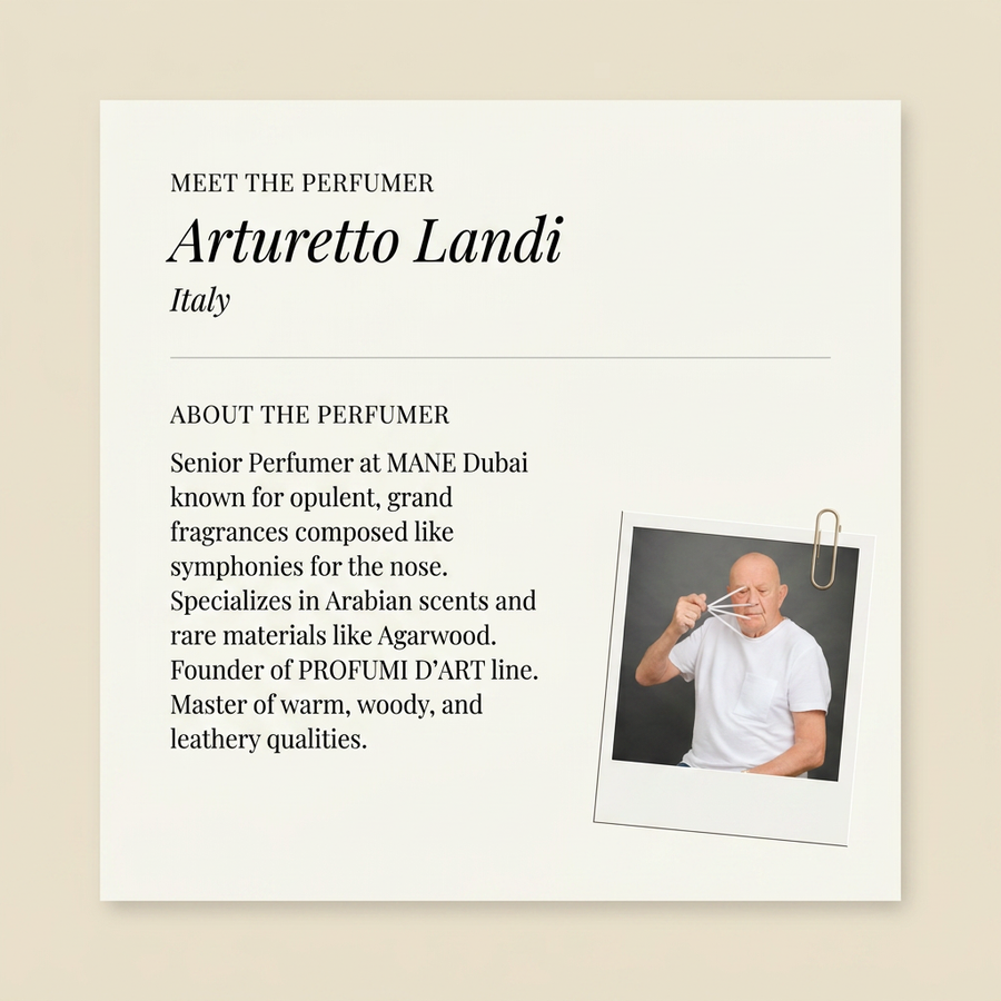 Arturetto Landi perfumer profile