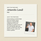 Arturetto Landi perfumer profile