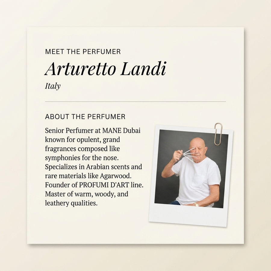 Arturetto Landi perfumer profile