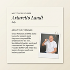 Arturetto Landi perfumer profile