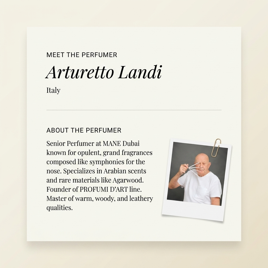 Arturetto Landi perfumer profile