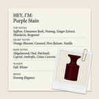 Born to Stand Out Purple Stain fragrance profile card