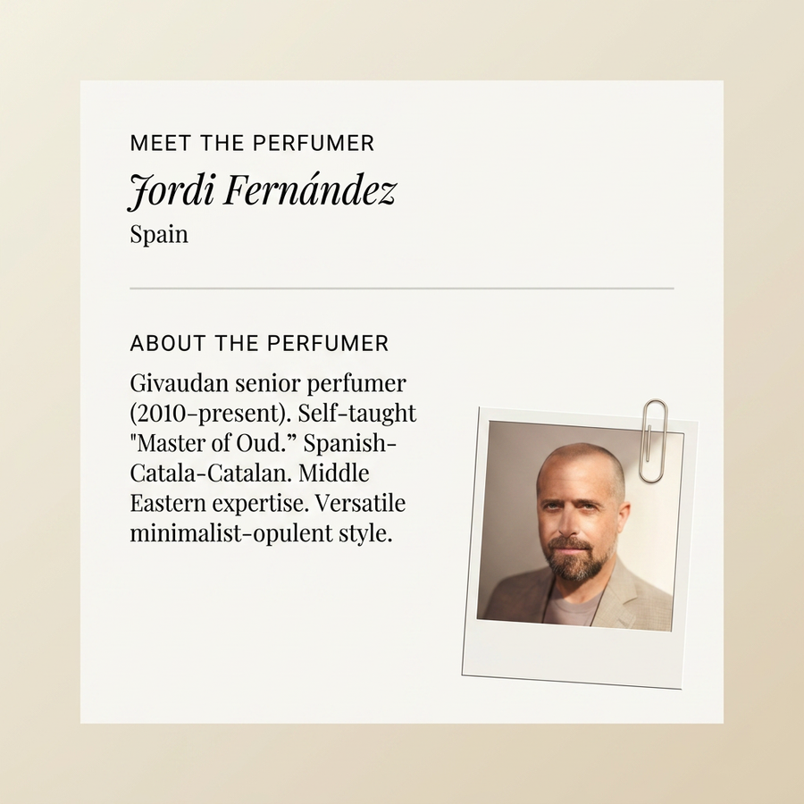 Jordi Fernández perfumer profile