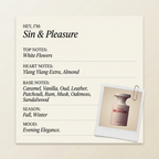 Born to Stand Out Sin & Pleasure fragrance profile card