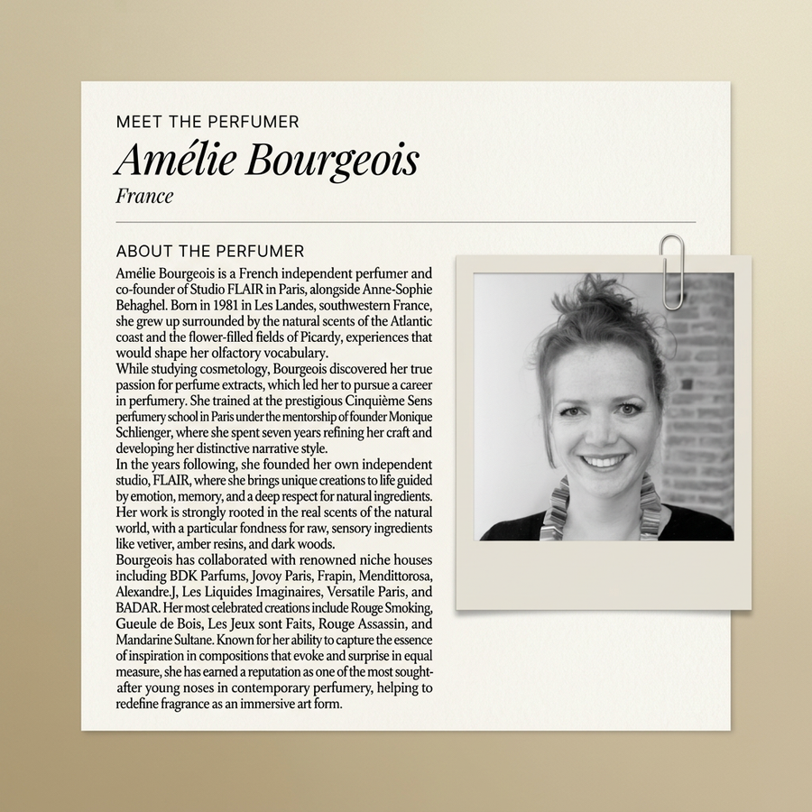 Amélie Bourgeois perfumer profile
