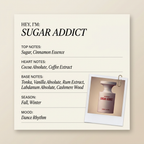 Born to Stand Out SUGAR ADDICT fragrance profile card