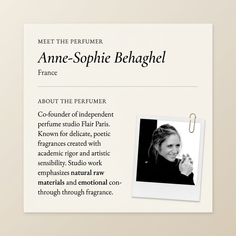 Anne-Sophie Behaghel perfumer profile