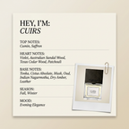 Carner Barcelona CUIRS fragrance profile card