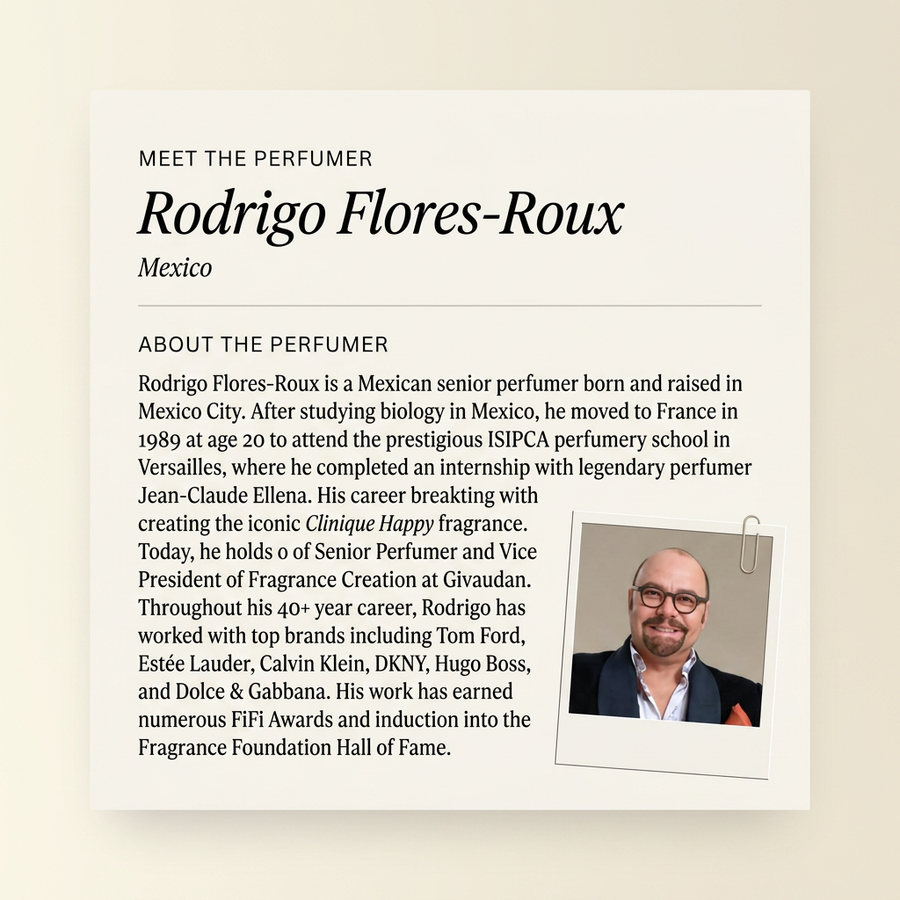 Rodrigo Flores-Roux perfumer profile