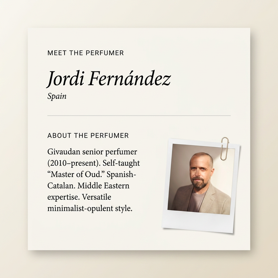 Jordi Fernández perfumer profile