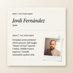 Jordi Fernández perfumer profile