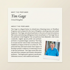 Tim Gage perfumer profile