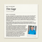 Tim Gage perfumer profile