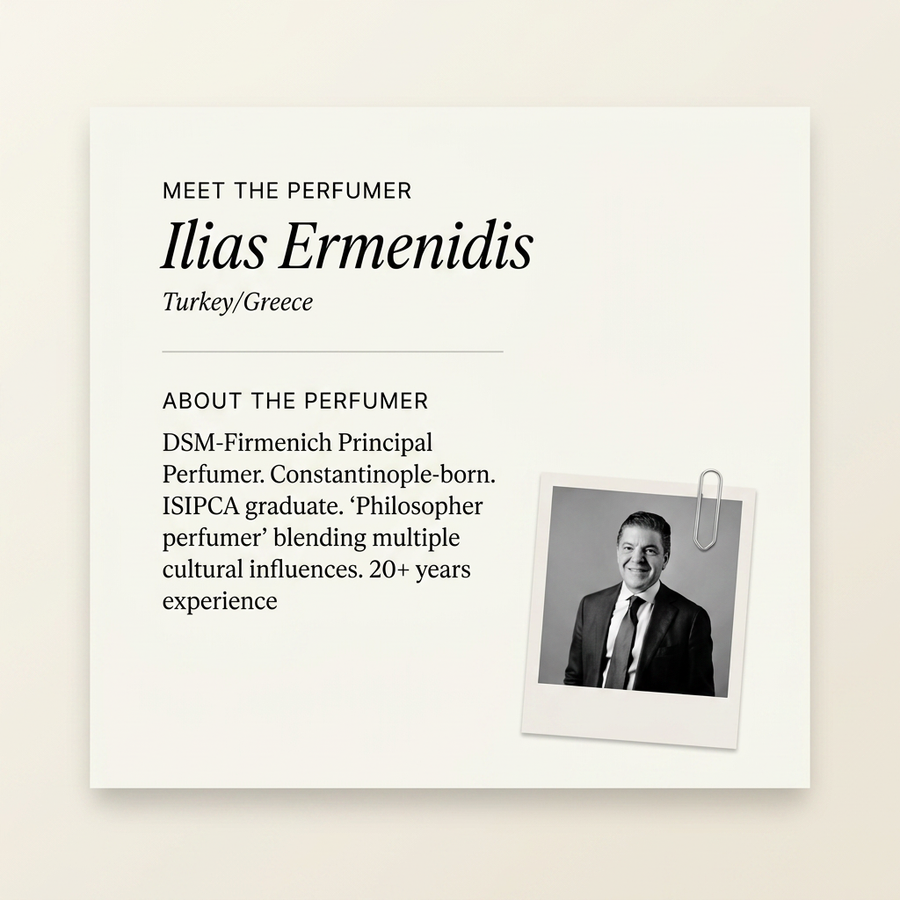 Ilias Ermenidis perfumer profile