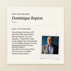 Dominique Ropion perfumer profile