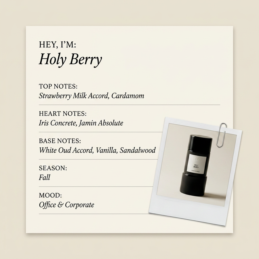 D'Orsay Holy Berry fragrance profile card