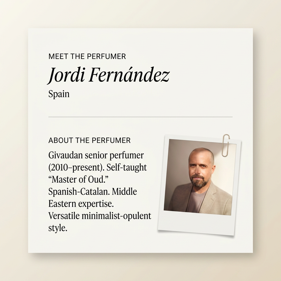 Jordi Fernández perfumer profile
