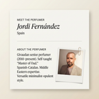 Jordi Fernández perfumer profile