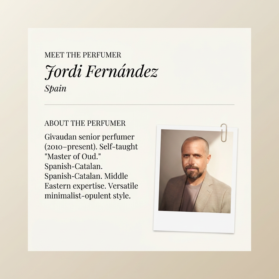 Jordi Fernández perfumer profile