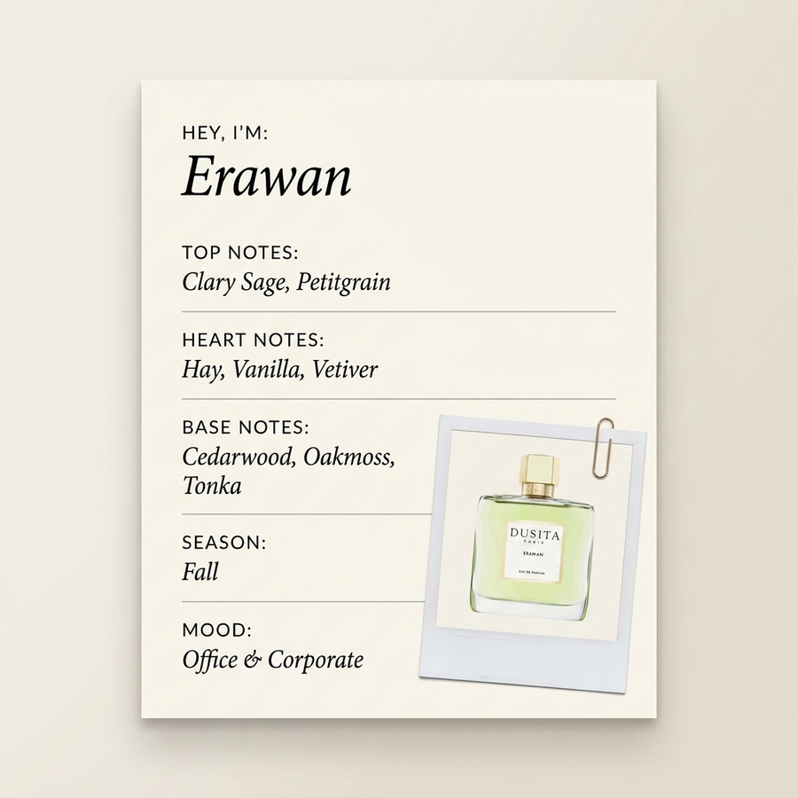 DUSITA PARIS Erawan fragrance profile card