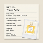 DUSITA PARIS Tonka Latte fragrance profile card