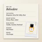 Eight & Bob Belvedere fragrance profile card