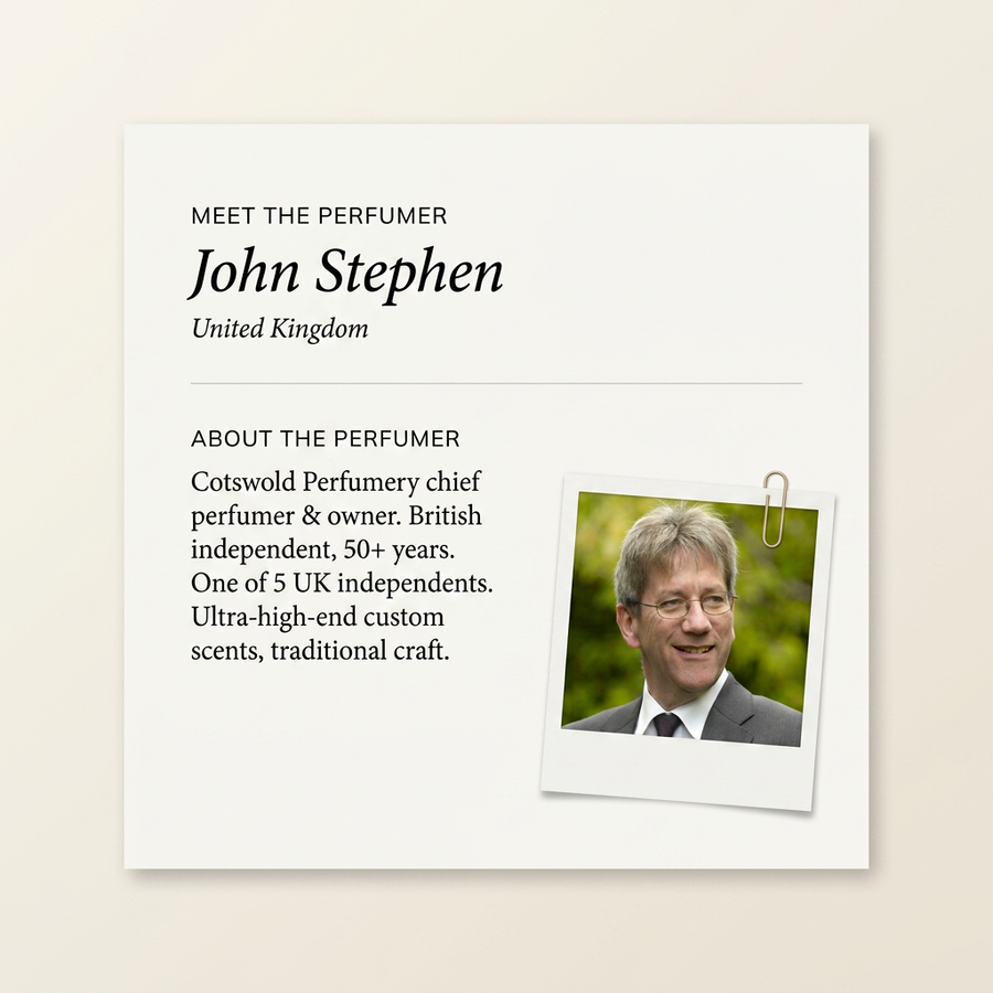 John Stephen perfumer profile