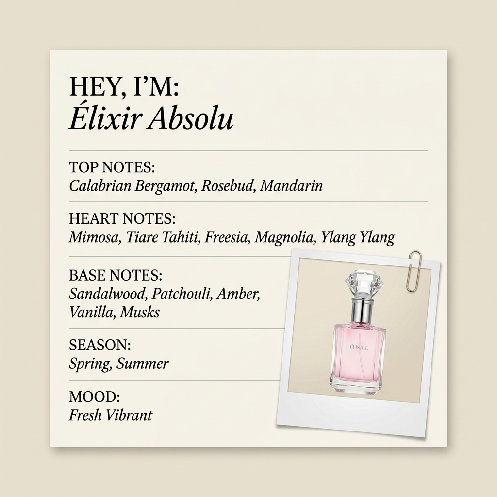 Elisire Élixir Absolu fragrance profile card