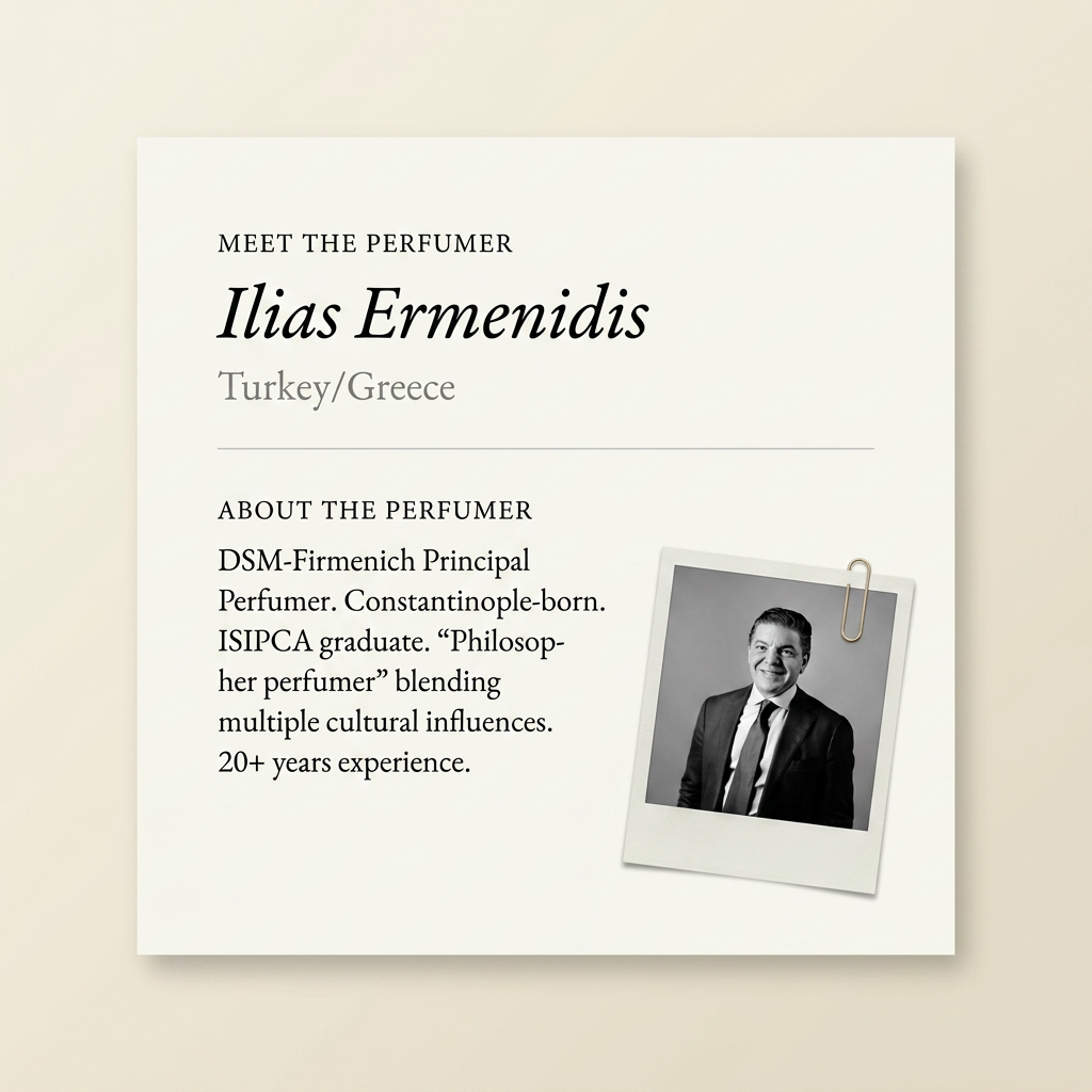 Ilias Ermenidis perfumer profile