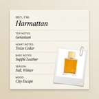 ELLA K Parfums Harmattan fragrance profile card