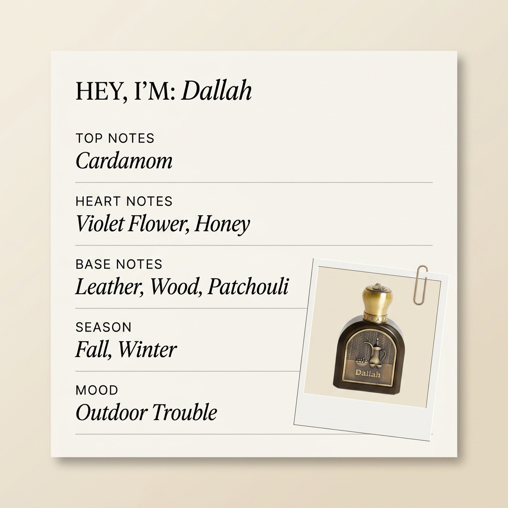 Emirates Pride Dallah fragrance profile card
