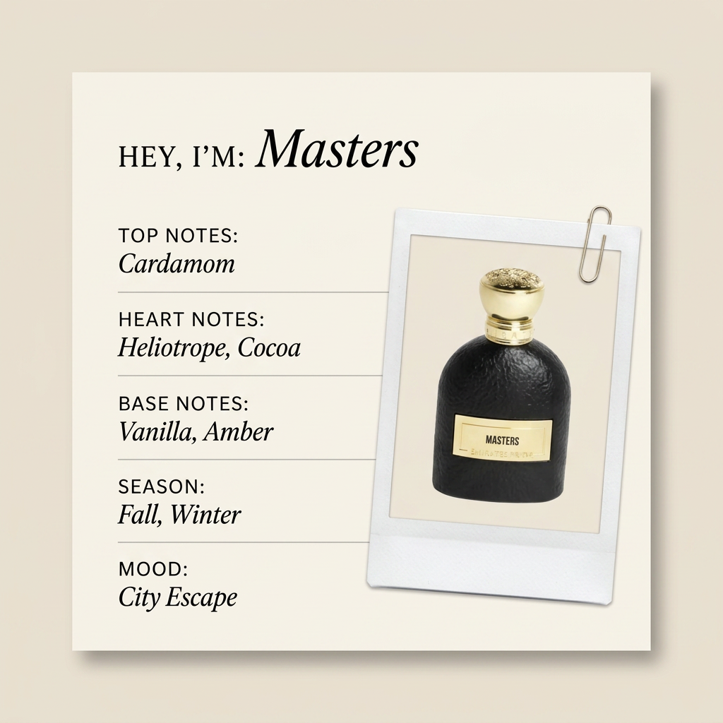 Emirates Pride Masters fragrance profile card