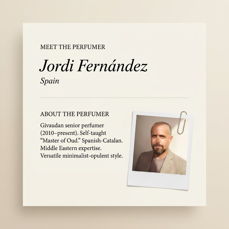 Jordi Fernández perfumer profile