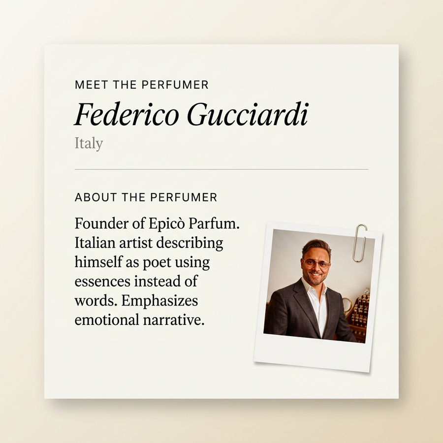 Federico Gucciardi perfumer profile