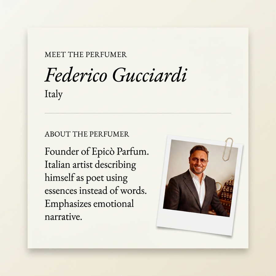 Federico Gucciardi perfumer profile