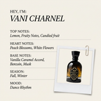 Epicò Parfum VANI CHARNEL fragrance profile card
