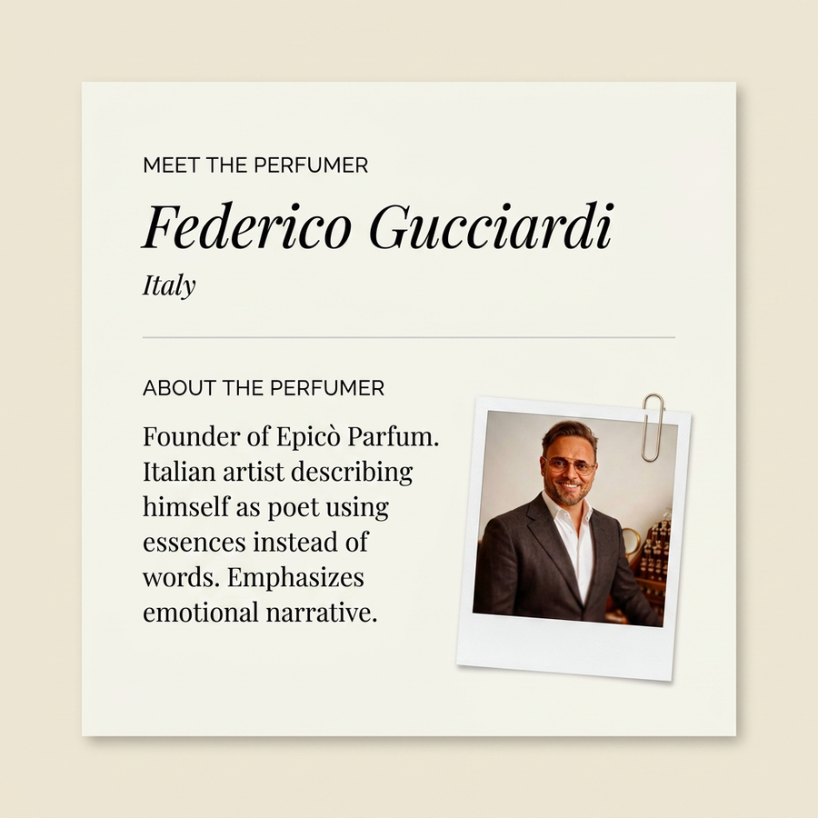Federico Gucciardi perfumer profile