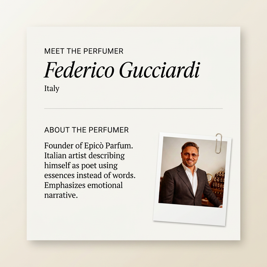 Federico Gucciardi perfumer profile