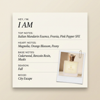 éveìlleur I AM fragrance profile card