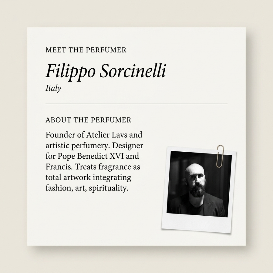 Filippo Sorcinelli perfumer profile