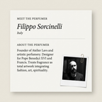 Filippo Sorcinelli perfumer profile