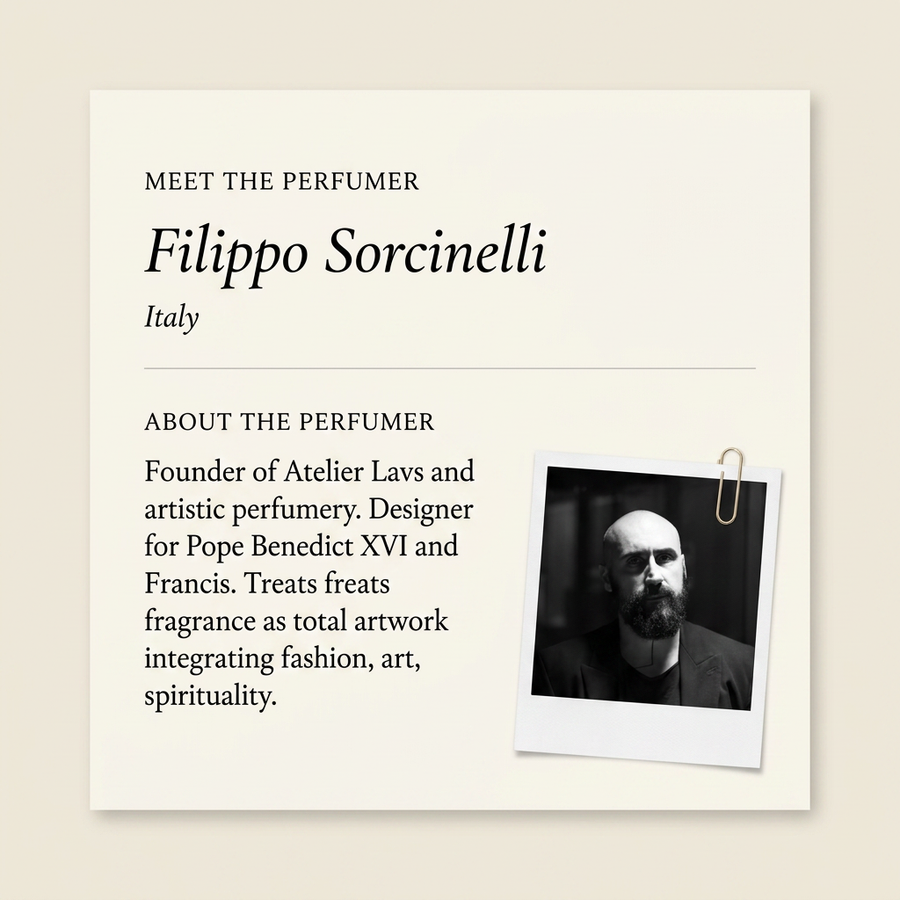 Filippo Sorcinelli perfumer profile