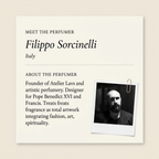 Filippo Sorcinelli perfumer profile