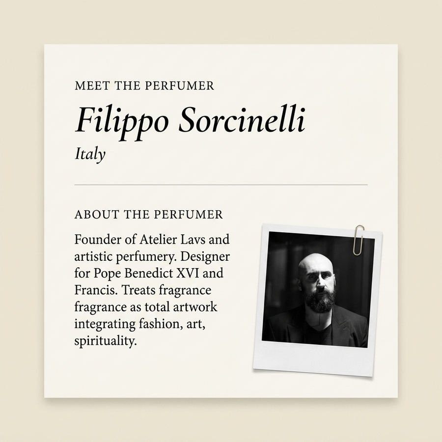 Filippo Sorcinelli perfumer profile