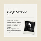 Filippo Sorcinelli perfumer profile