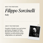 Filippo Sorcinelli perfumer profile