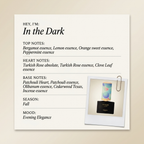 Floraïku Paris In the Dark fragrance profile card